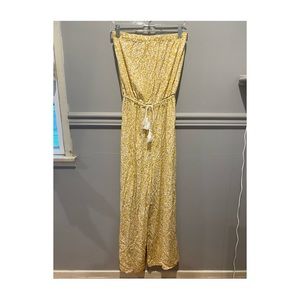 Yellow Cheetah Jumpsuit CoCo Rose Boutique